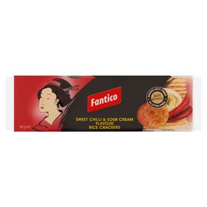 Fantico Sweet Chilli & Sour Cream Flavour Rice Crackers 100g